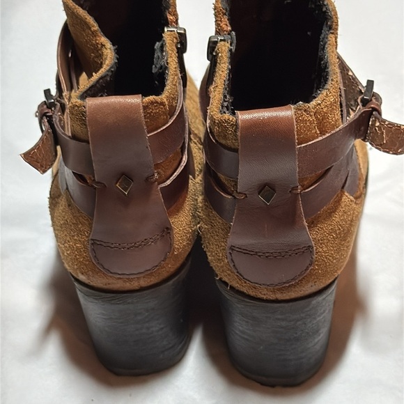 Sam Edelman Hannah brown suede ankle boots Sz 6 1/2 - Picture 7 of 12